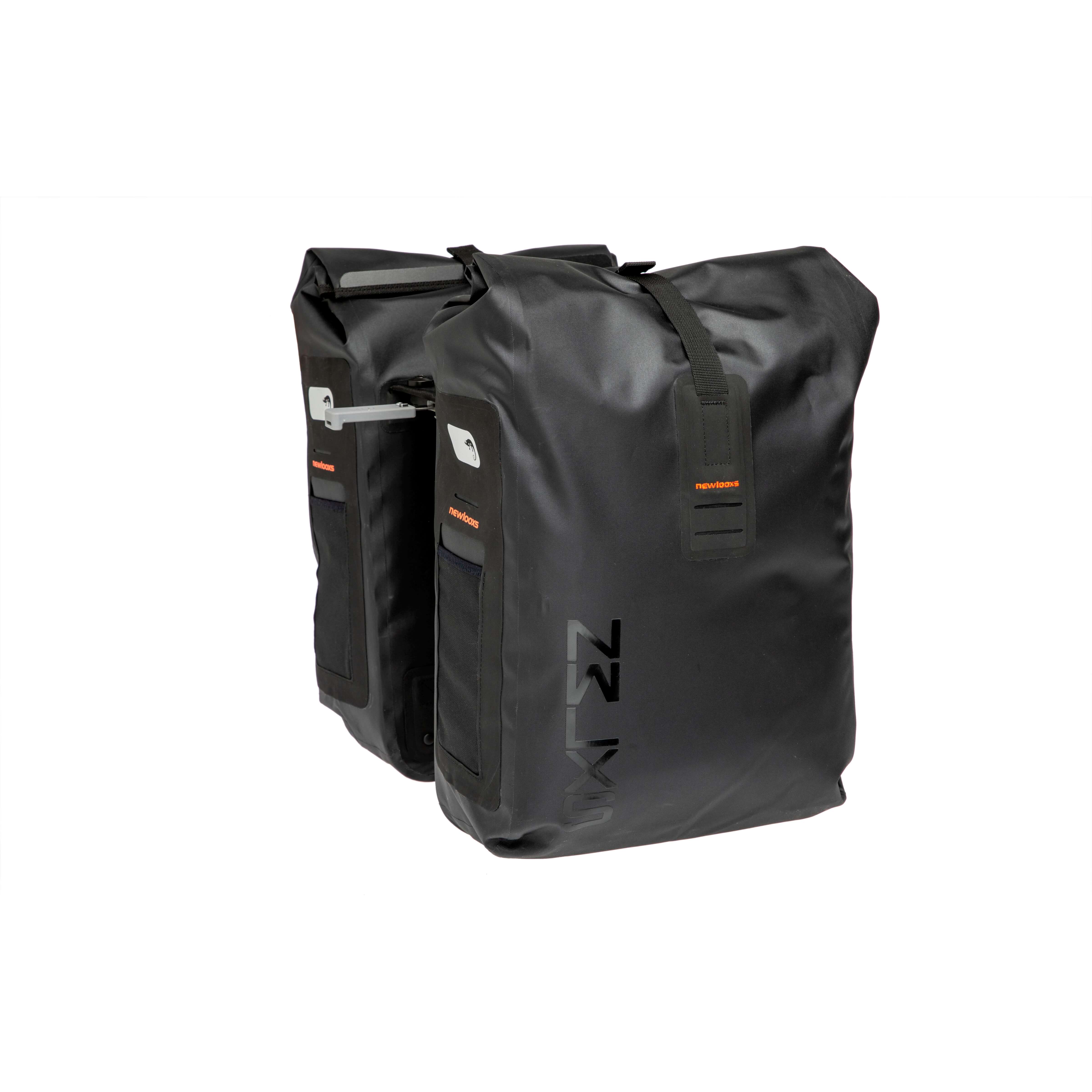 Newlooxs Tas new looxs varo waterdicht double mik 2.0 zwart | 40l