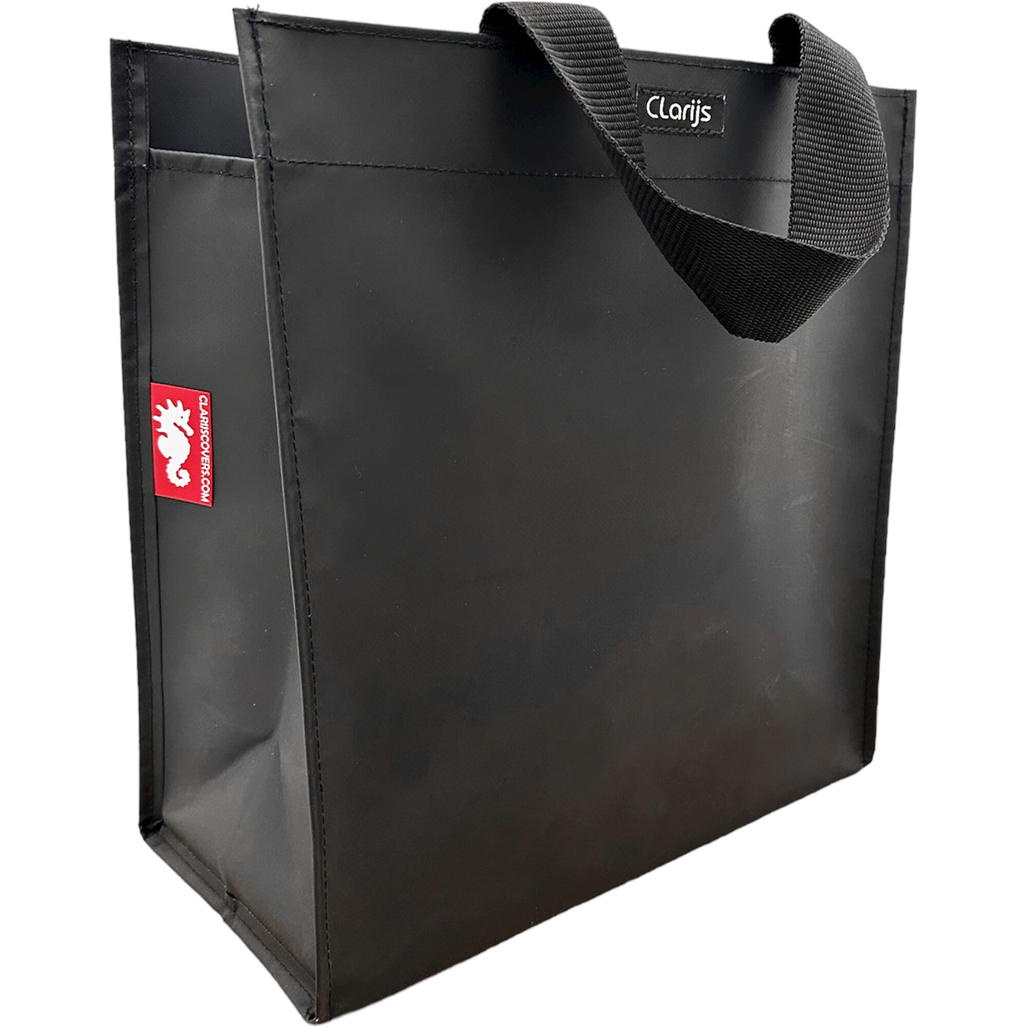 Clarijs shoppertas pvc 23l matt zwart afbeelding