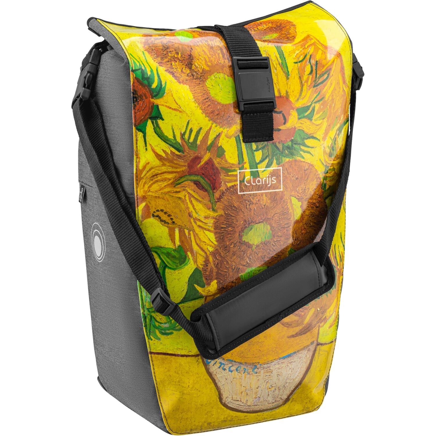 Clarijs fietstas solobag 24l van gogh sunflowers afbeelding
