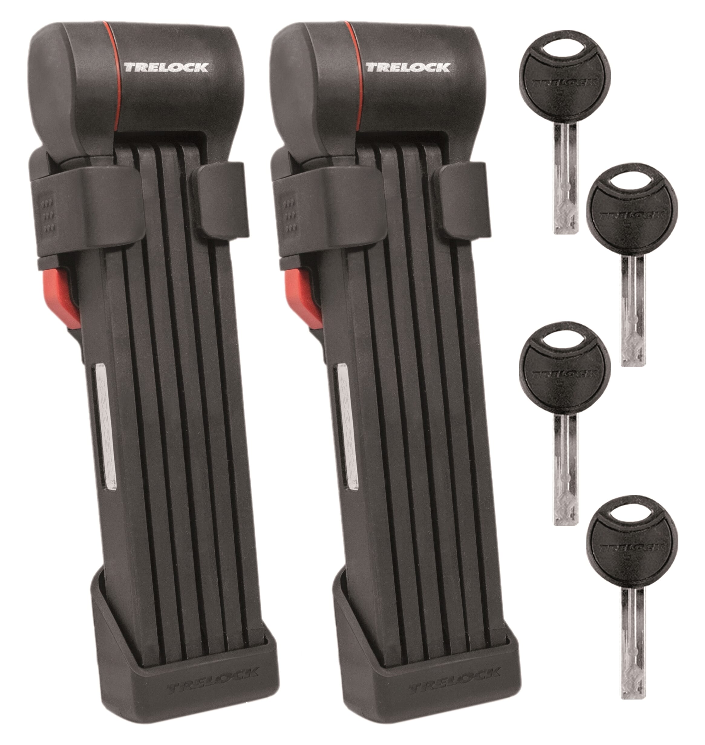 Trelock fs480 cops vouwslot 100cm zwart