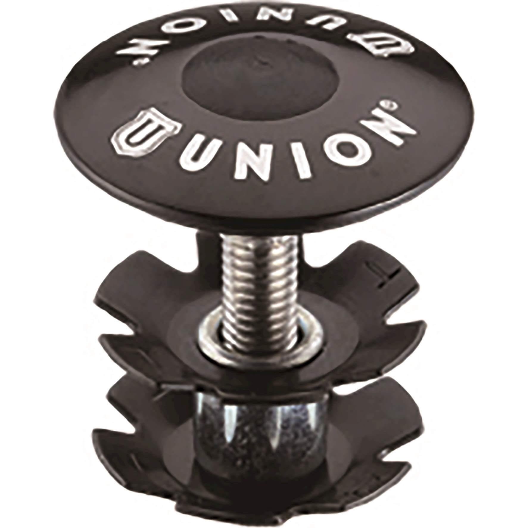Union balhoofd plug/kap ahead 1 inch zwart afbeelding