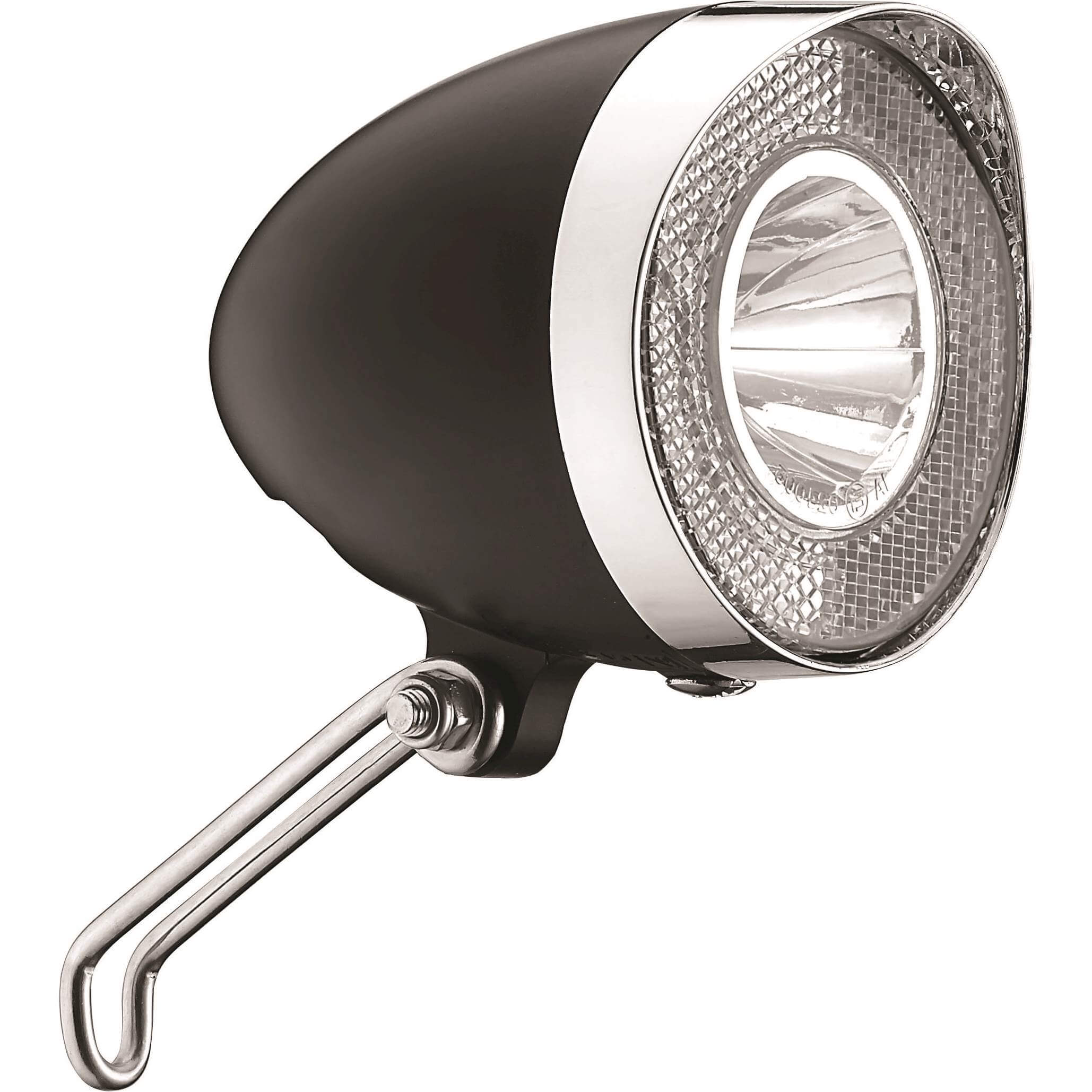 Union koplamp un-4920 retro dynamo 20 lux zwart oem afbeelding