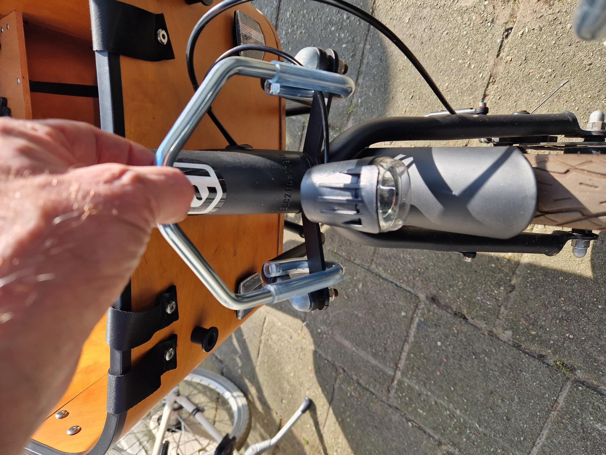 Extra brede dubbele haak tbv VEH150