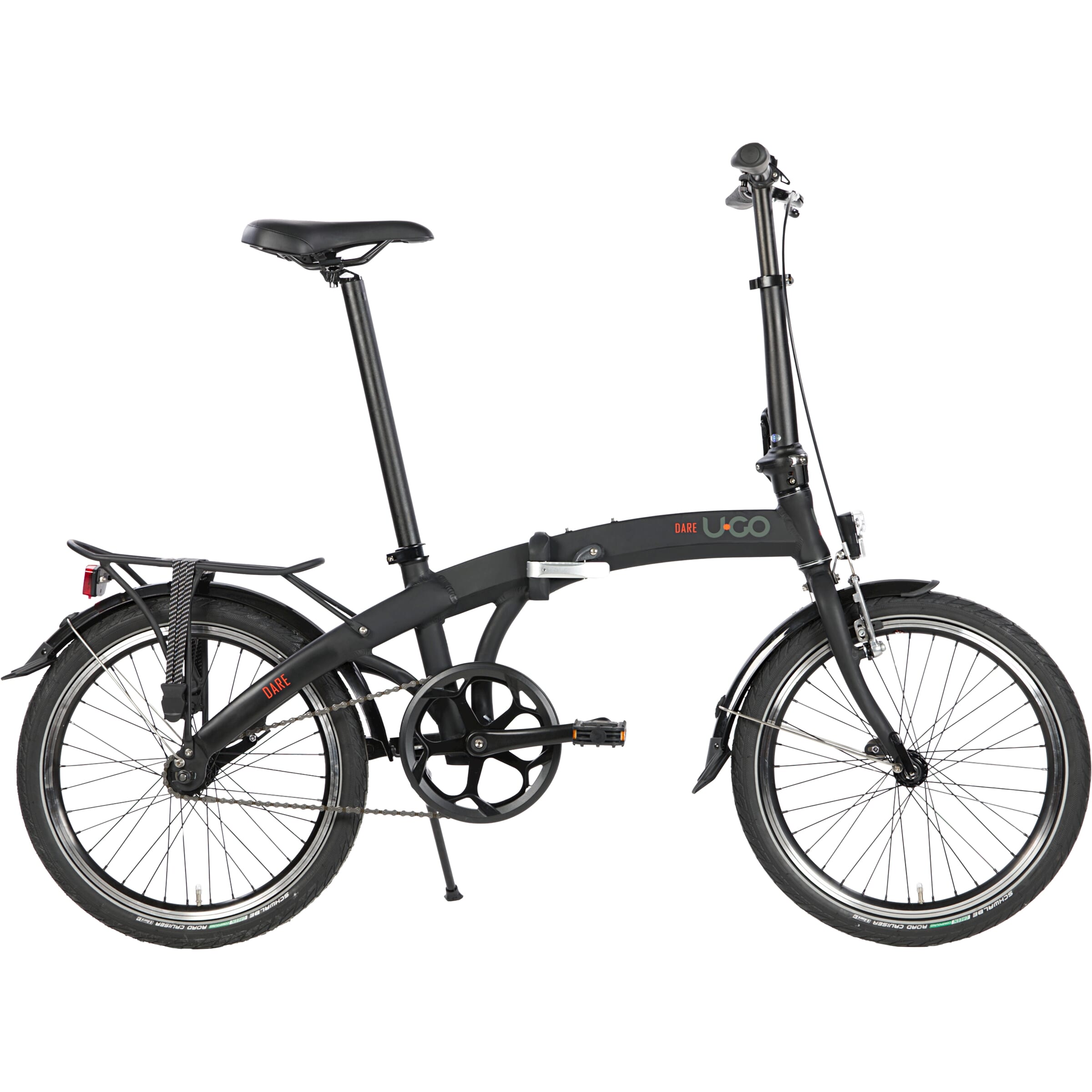 UGO vouwfiets premium dare s1 smoke black afbeelding