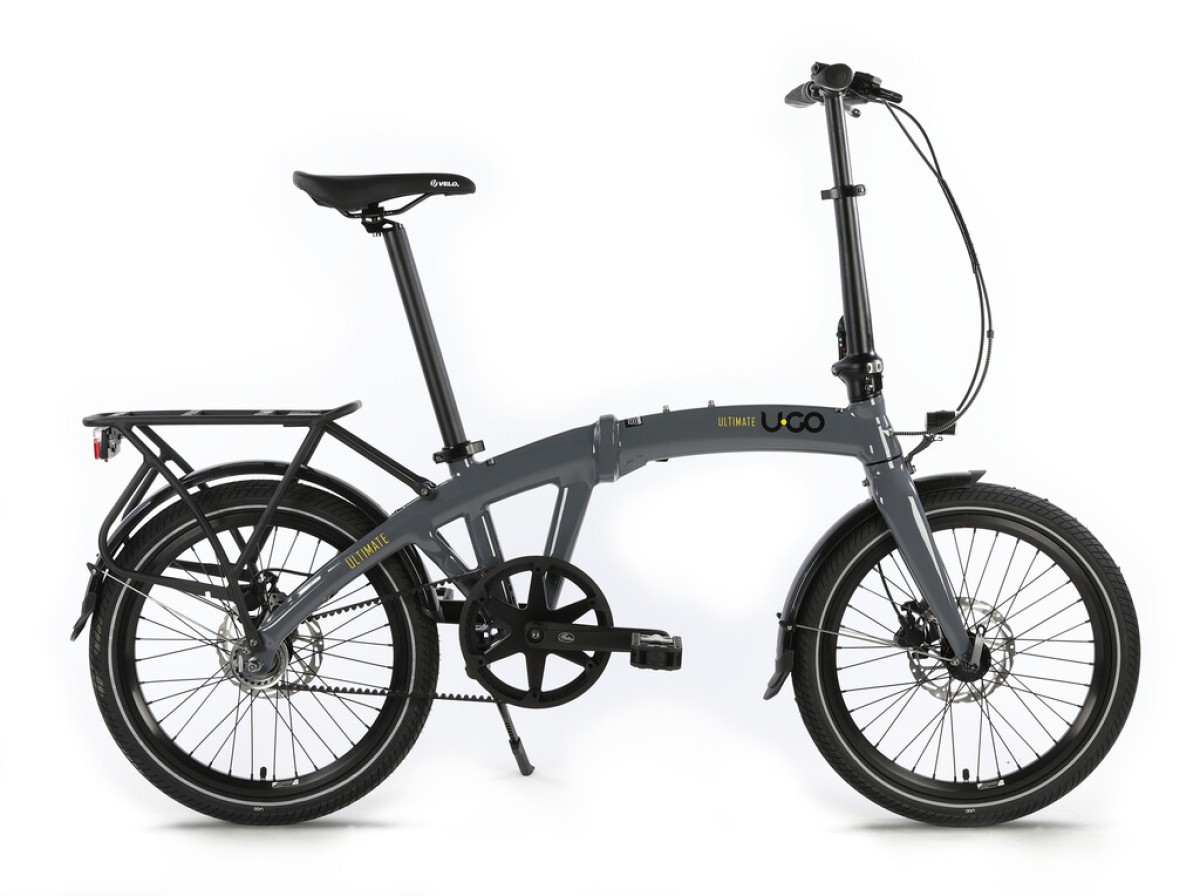 UGO vouwfiets ultimate belt a2 cool grey