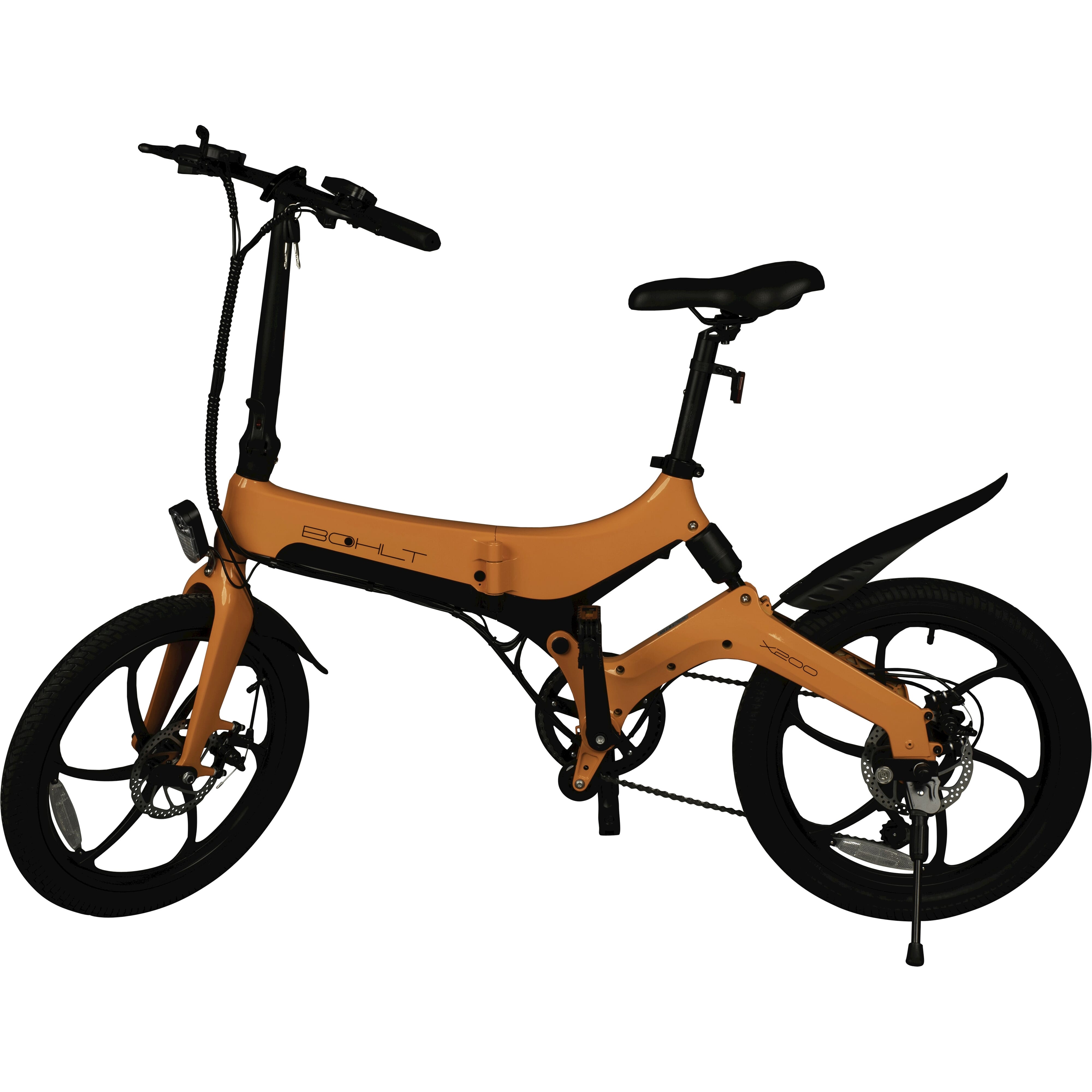 Bohlt elektrische vouwfiets x200 oranje afbeelding