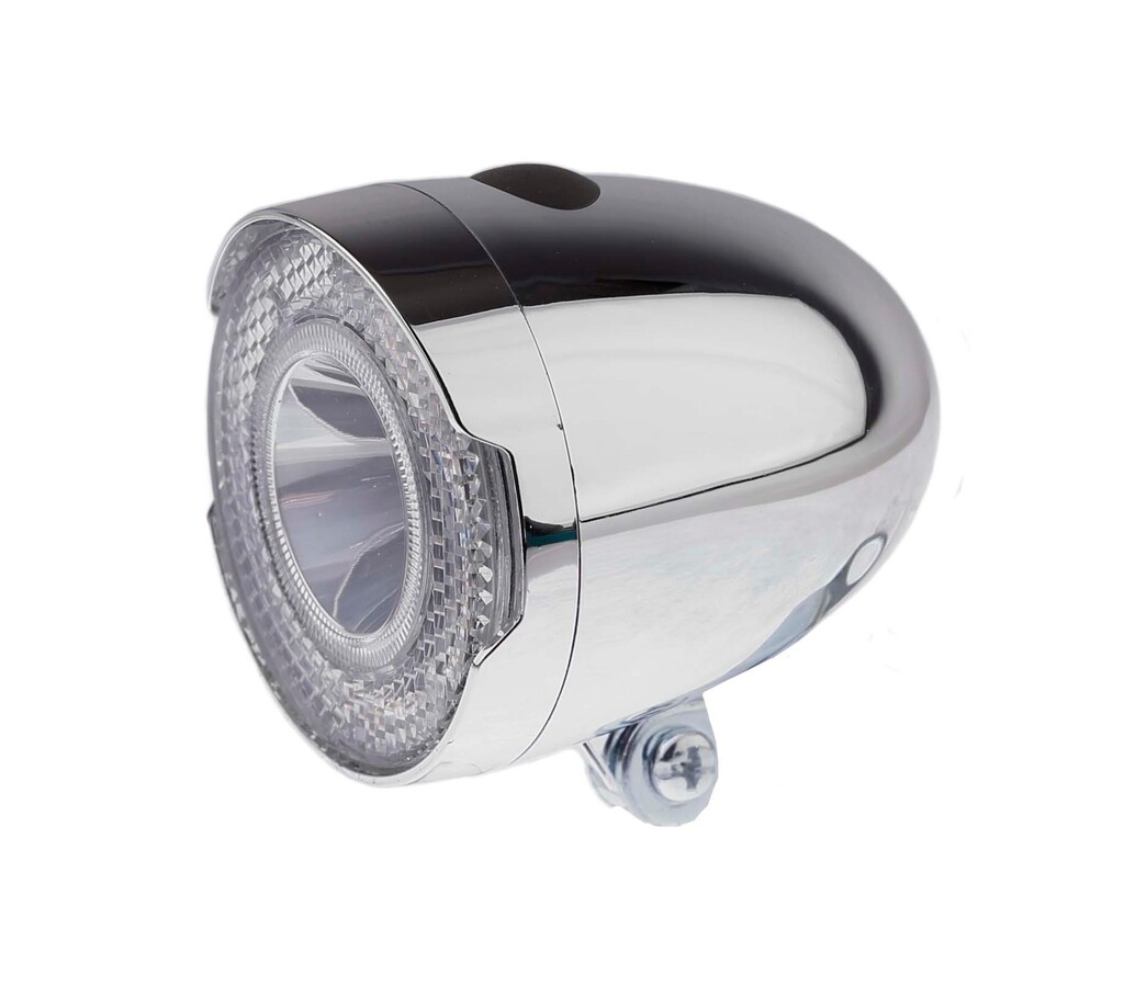 IKZI light koplamp retro jr batterij chroom wp afbeelding