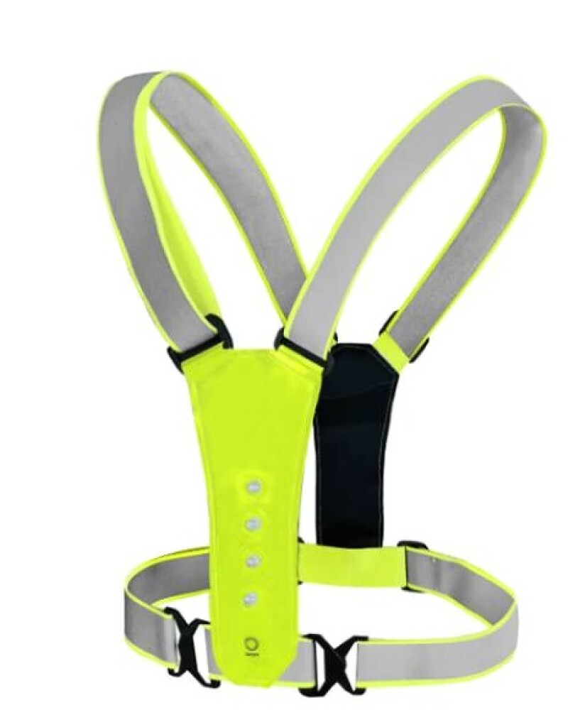 IKZI reflectie sport veiligheidsvest aryan met led afbeelding