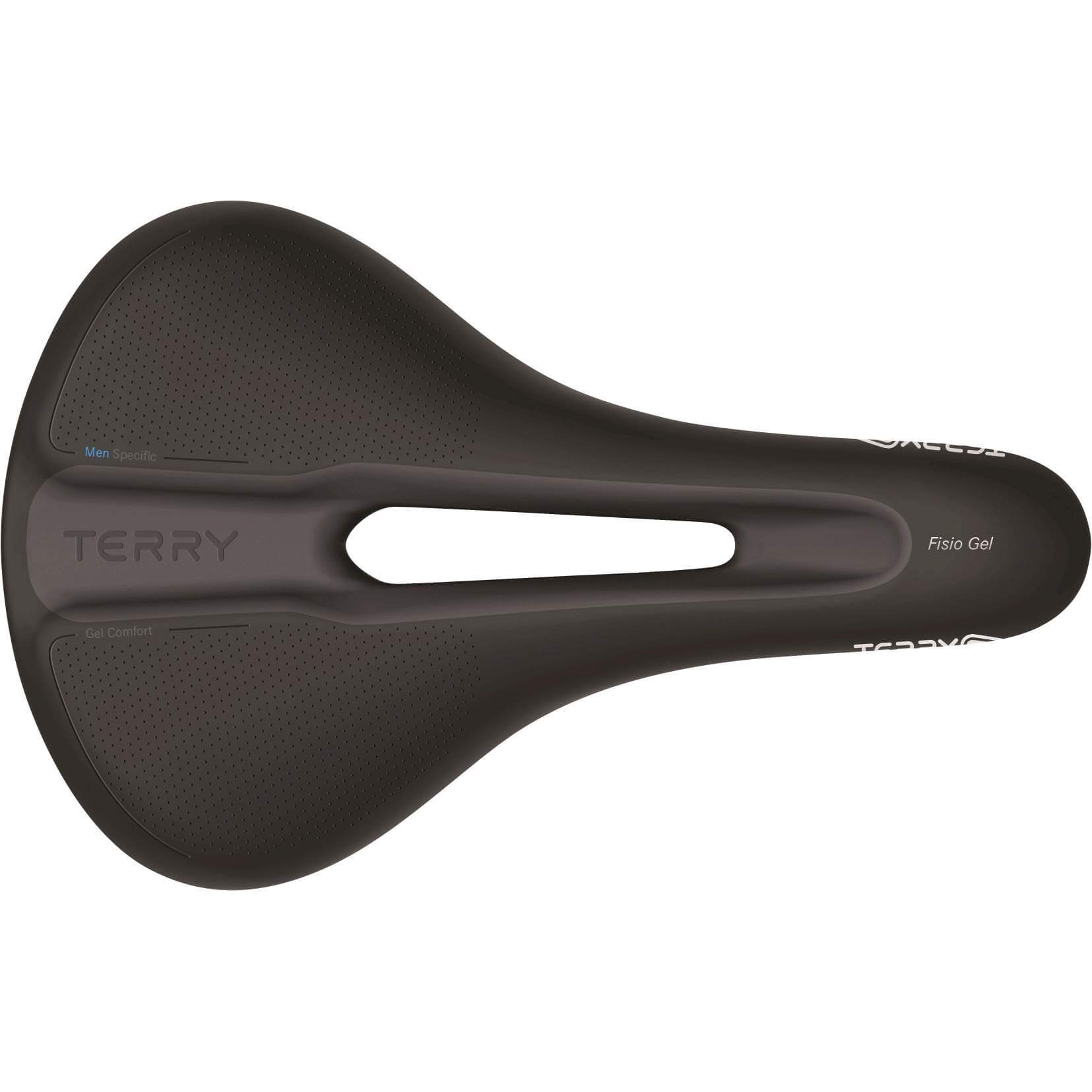 Terry zadel fisio gel heren zwart
