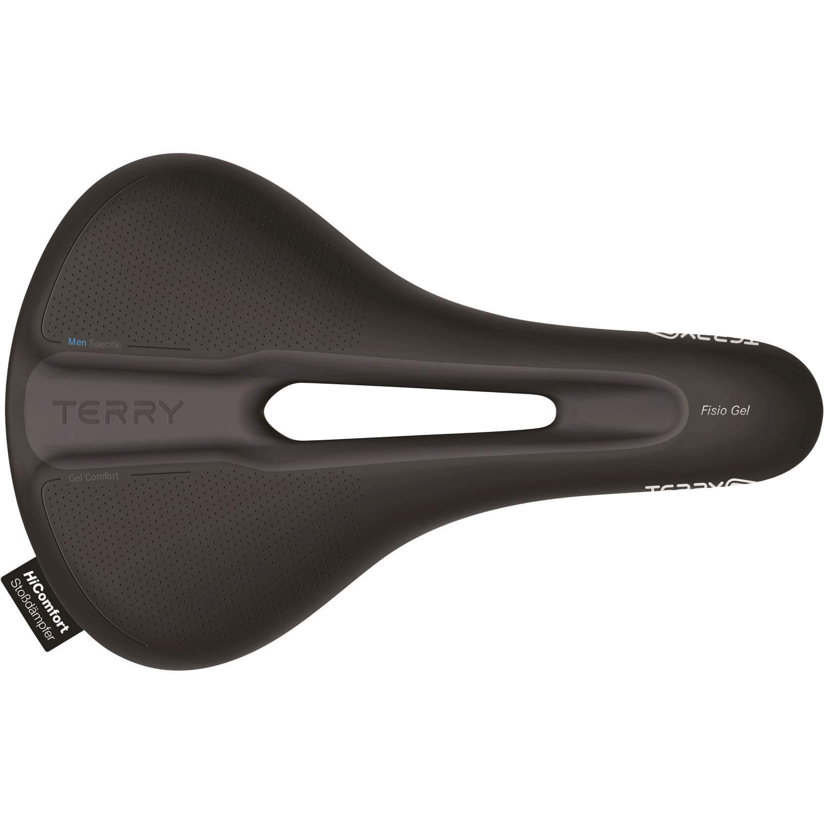Terry zadel fisio flex gel heren zwart