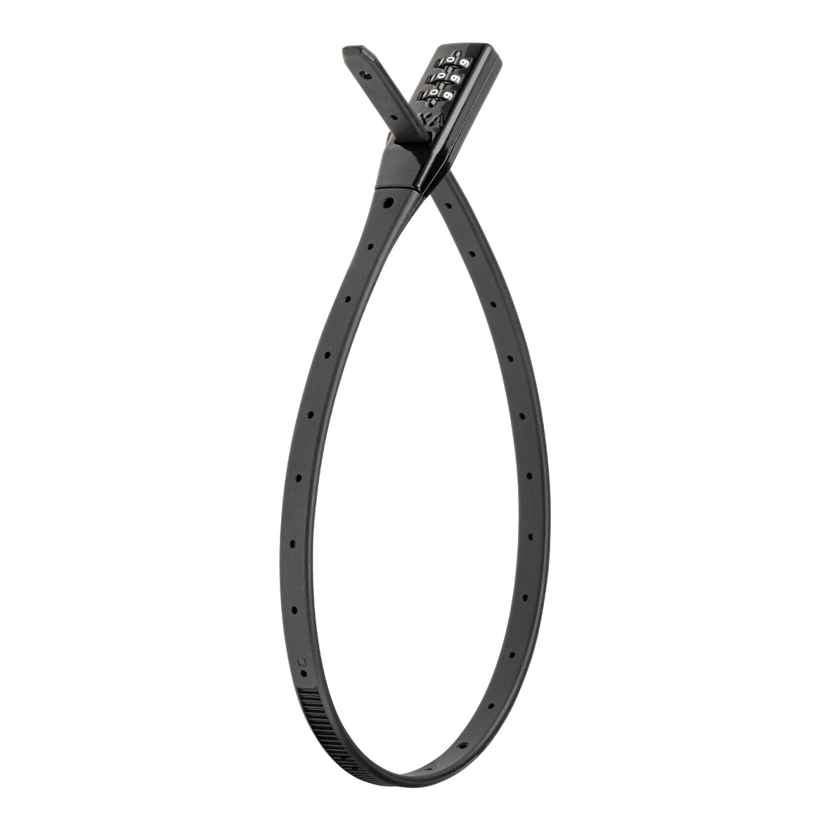 Axa kabelslot code zipper zwart afbeelding